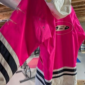 Bogner Pink and White Ski Jacket